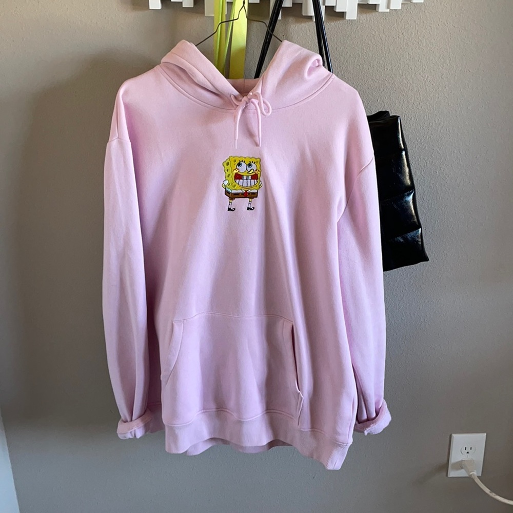 Pink spongebob sweater